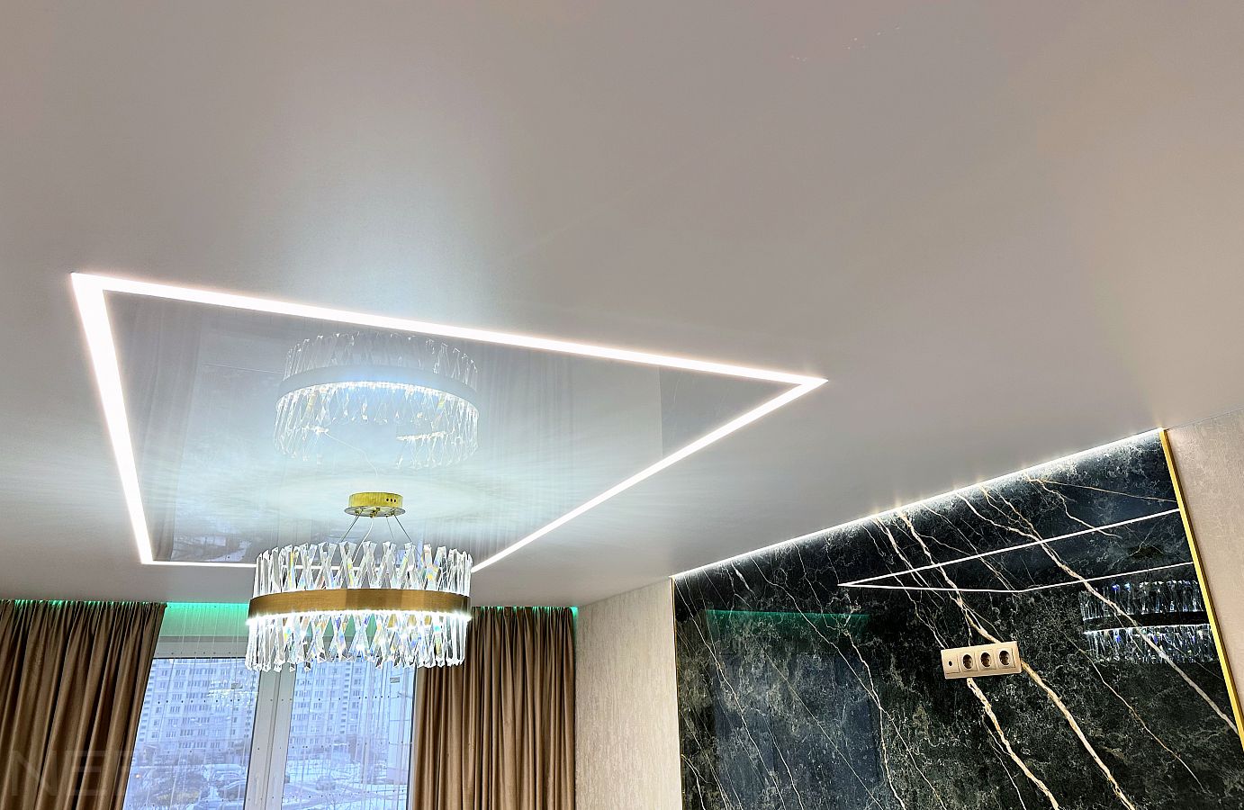 Пример натяжного потолка